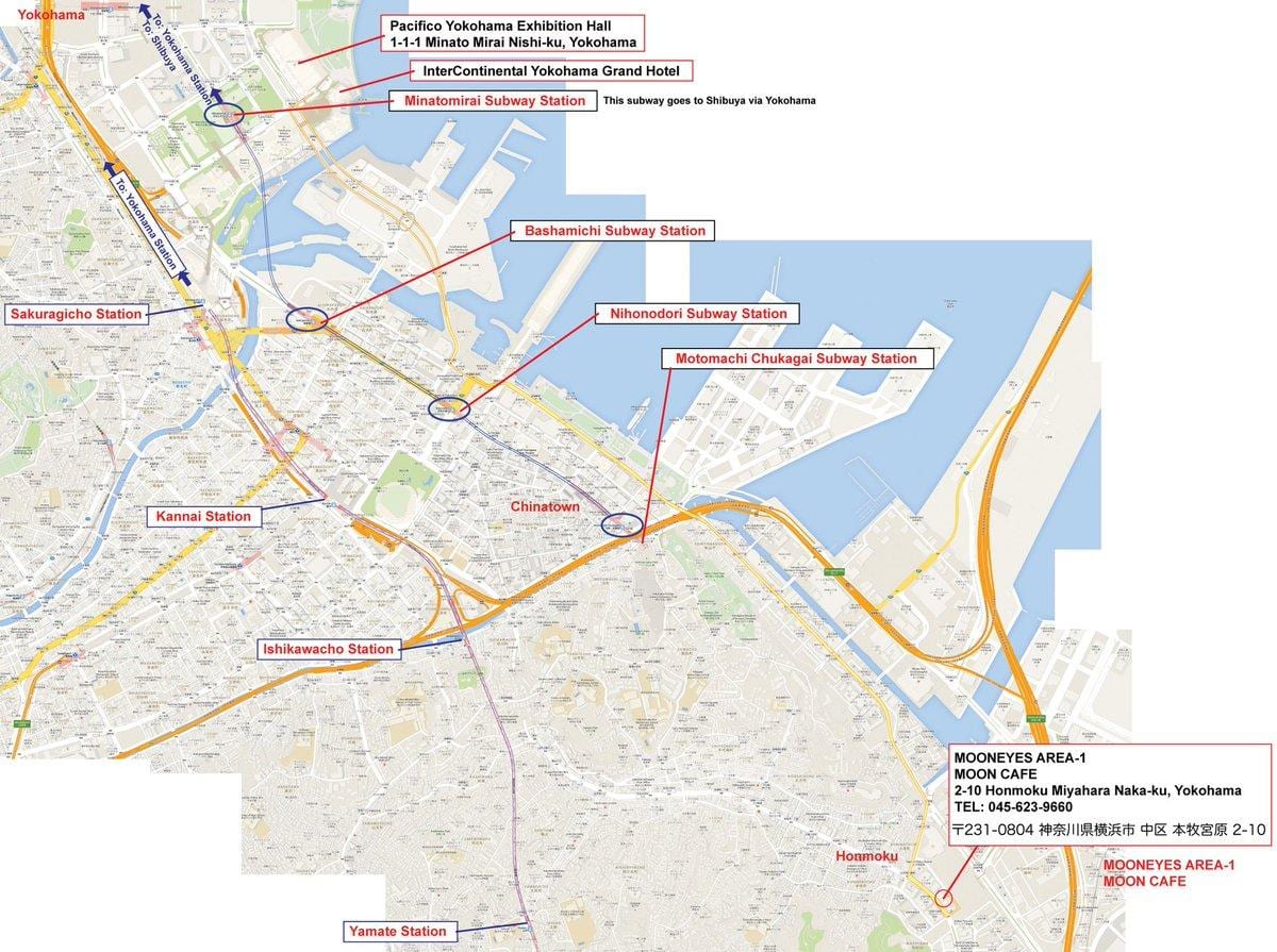 Mapa ng pacifico Yokohama