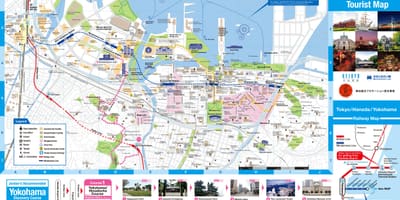 Mapa ng Yokohama atraksyon