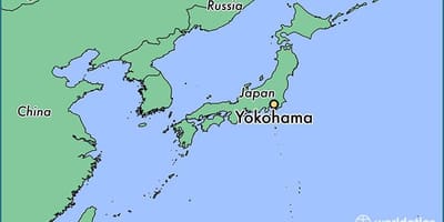 Mapa ng Yokohama sa